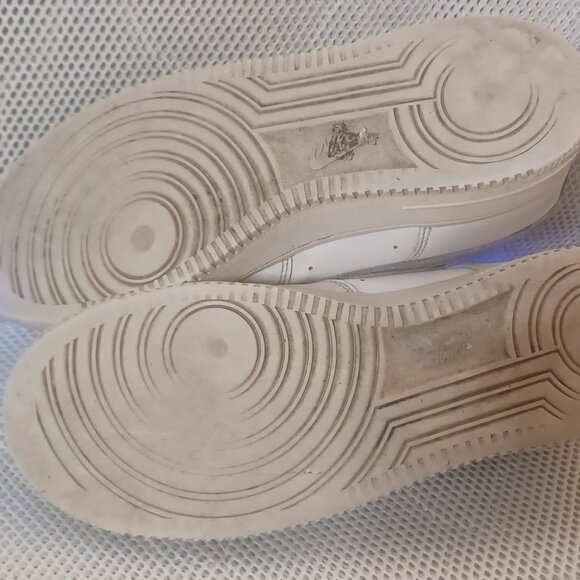 Nike Air Force 1 Low '07 Essential White Beige (W) Sz 9.5 - Picture 9 of 10